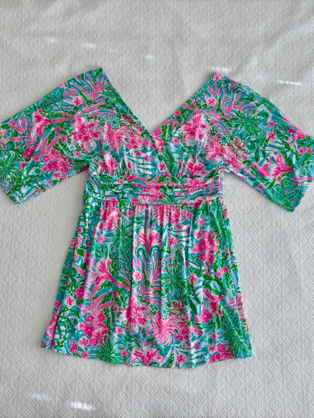 Lilly Pulitzer Parigi Skort Romper Leaf It Wild L